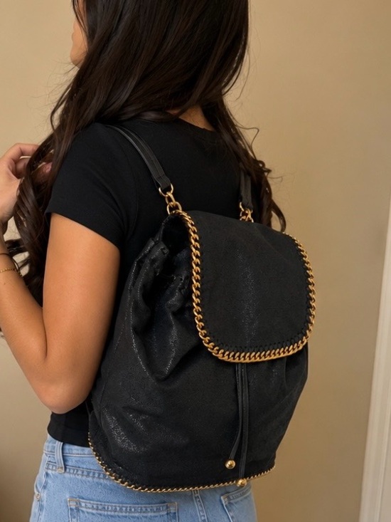 Stella McCartney Handbags - Stella McCartney Falabella Backpack in Gold Hardware - Like New